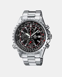 Edifice EF-527D-1AVEF стальные мужские часы Casio, серебро 4971850416180 | plata