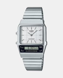 Casio Vintage New Combi AQ-800E-7AEF Стальные мужские часы Casio, серебро 4549526326448 | plata