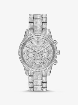 Серебристые часы Ritz Pavé Michael Kors, серебряный mk6746 | silver