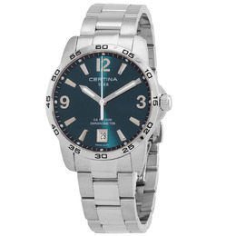 Certina DS Podium Quartz Green Dial Mens Watch c0344511109700