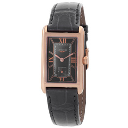 Longines Dolcevita Quartz Black Dial Ladies Watch l5.512.8.75.2
