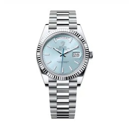 Rolex Day-Date Automatic Chronometer Ice Blue Dial Mens Watch 228236-0018