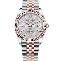 Rolex Datejust 36 Automatic Silver Motif Dial Chronometer - Ref.126231SFSJ