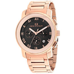Oceanaut Chronograph Mens Watch OC0333 - Black Dial, Rose Gold Tone