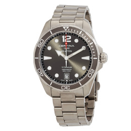 Certina DS Action Quartz Chronometer Grey Dial Mens Watch c0324514408700