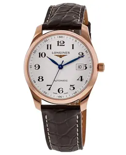 Longines Master Collection Automatic 40mm 18kt Rose Gold Leather Strap Men's Watch l2.793.8.78.3