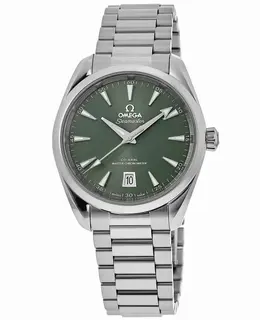 Omega Seamaster Aqua Terra 150m Master Co-Axial Shades Green Dial Stainless Steel Men's Watch 220.10.38.20.10.002