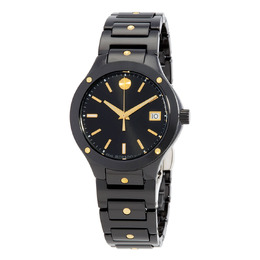 SE Quartz Black Dial Ladies Watch 0607741