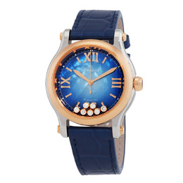 Chopard Happy Sport Automatic Blue Dial Ladies Watch 278578-6003
