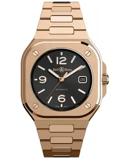 Bell & Ross BR05A-BL-PG/SPG Gold Black Dial Men's Watch