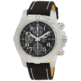 Breitling Avenger Chronograph GMT Automatic Chronometer Black Dial Mens Watch A24315101B1X1