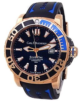 Carl F. Bucherer Patravi ScubaTec Batman Bezel Chronograph Automatic Mens Watch 00.10632.22.33.01