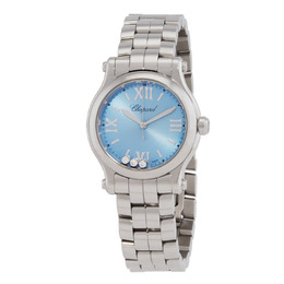 Chopard Happy Sport Quartz Blue Dial Ladies Watch 278590-3010