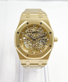 Audemars Piguet Royal Oak ''Jumbo'' Skeleton Automatic Mens Watch 16204BAOO1240BA01 16204ba.oo.1240ba.01