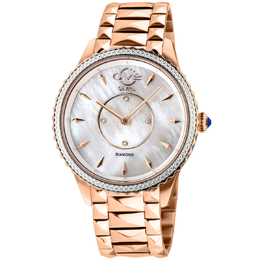 Gevril Siena Quartz White Dial Diamond Ladies Watch 11701-929