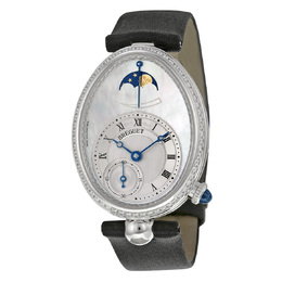 Pre-owned Breguet Reine De Naples Diamond Mother of Pearl Dial Ladies Watch 8908bb/52/864d00d