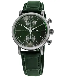 IWC Portofino Chronograph IW391405 Green Dial Men's Watch