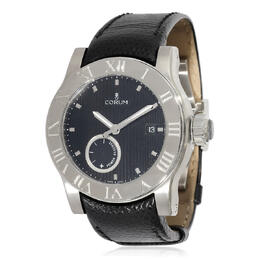Pre-owned Corum Romulvs Automatic Black Dial Mens Watch 02.0001
