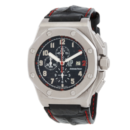 Pre-owned Audemars Piguet Royal Oak Offshore Shaquille O'Neal Chronograph Automatic Black Dial Mens Watch 26133st.oo.a101cr.01