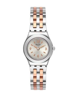 Часы Minimix с серым ремешком из нержавеющей стали Swatch, серый 7610522767669 | gris