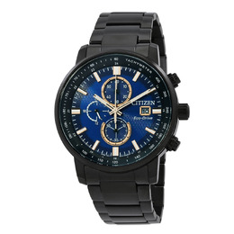 Citizen Chronograph Quartz Blue Dial Mens Watch CA0845-83L