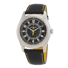 6007G-001 Patek Philippe Calatrava Automatic Black Dial Watch