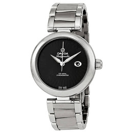Omega De Ville Ladymatic Automatic Black Dial Stainless Steel Ladies Watch 425.30.34.20.01.001