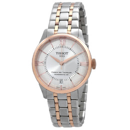 Tissot Chemin Des Tourelles Automatic Silver Dial Two-Tone Ladies Watch T1392072203800