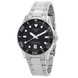 Tissot Seastar 1000 Black Dial Quartz Unisex Watch T1202101105100