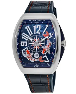 FRANCK MULLER Vanguard LE Koi Blue Dial Unisex Watch V41 YT SC DT AC (BL)