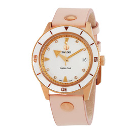 Rado Captain Cook Automatic Diamond White Dial Ladies Watch r32139708