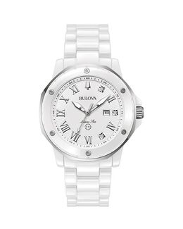 Часы Marine Star Marc Anthony серии A, 36 мм Bulova, цвет White 4874653 | white