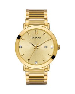 Современные часы, 42 мм Bulova, цвет Gold 4489916 | gold