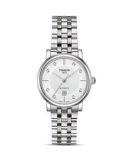 Автоматические женские часы Carson, 30 мм Tissot, цвет Multi 3214776 | white/silver