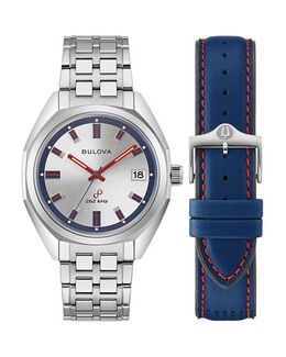 Классические часы Jet Star, 40 мм Bulova, цвет Multi 4874633 | silver/blue