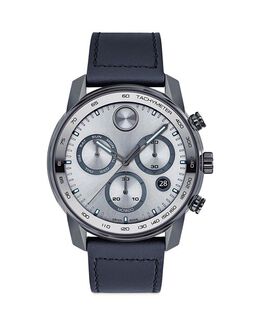 Хронограф BOLD Verso, 44 мм Movado, цвет Silver 4507143 | silver/blue