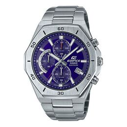 Часы Men's Casio EDIFICE Casio 100m Waterproof Shockproof Blue Dial Stainless Steel Strap Watch Analog Mens, синий efb-680d-2bv | default color