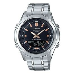Часы Casio Waterproof Analog-Digital Watch 'Silver Rose Gold', черный amw-840d-1avdf | black
