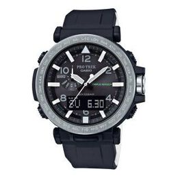 Часы Casio Waterproof Sports Solar Powered Mens Black Analog/Digital Combo, черный prg-650-1pr | black