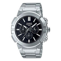 Часы Casio Male DRESS Japan / South Korea Fashion Sports Mens Black Analog, черный mtp-e500d-1av | black