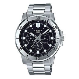 Часы Casio Sports Quartz Waterproof Mens Black Analog, черный mtp-vd300d-1e | black
