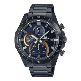 Часы Casio EDIFICE Waterproof Mens Black Analog, черный efr-571dc-2av | black
