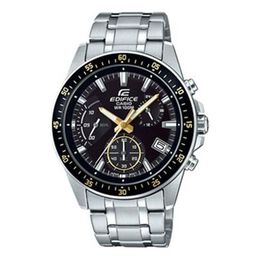 Часы Casio EDIFICE Waterproof Men Silver/ Mens Black Analog, черный efv-540d-1a9vupr | black