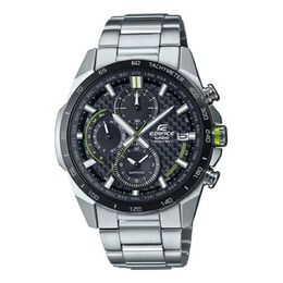 Часы Casio Edifice Waterproof Analog Watch 'Silver Black', черный eqw-a2000db-1apr | black