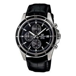 Часы Men's Casio EDIFICE Series Minimalistic Casual Watch Business Mens Black Analog, черный efr-526l-1av | black