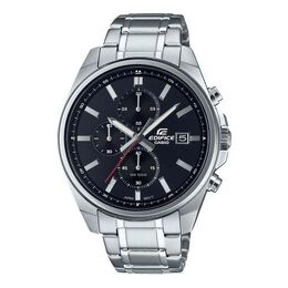 Часы Casio EDIFICE Quartz Waterproof Mens Black Analog, черный efv-610d-1avuef | black
