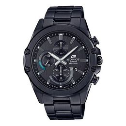 Часы Casio EDIFICE Waterproof Sapphire Crystal Quartz Solar Powered Mens Black Analog, черный efr-s567ydc-1aupr | black