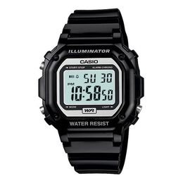 Часы Casio Waterproof Unisex Mens Black Digital, черный f-108whc-1a | black