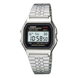Часы Casio Waterproof Unisex Mens Black Digital, черный a159wa-n1d | black
