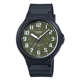 Часы Casio Male YOUTH Japan / South Korea Fashion Mens Black Analog, черный mw-240-3b | black